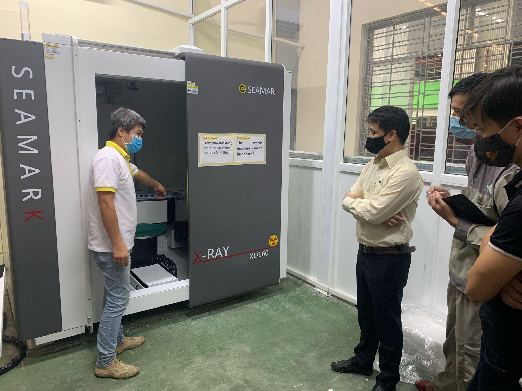 Installation of X-ray Non-destructive inspection system XD160 - SEAMARK