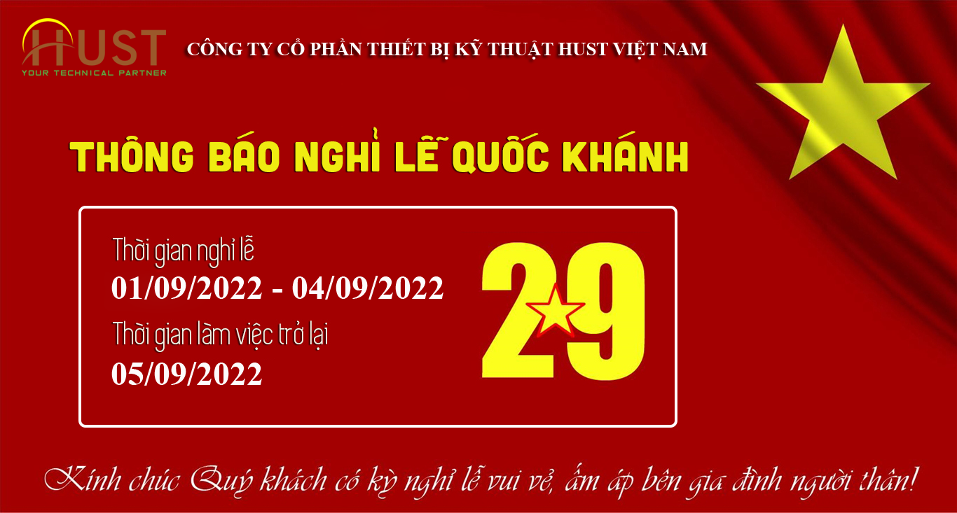 HUST VN thông báo Lịch nghỉ lễ Quốc khánh 2/9