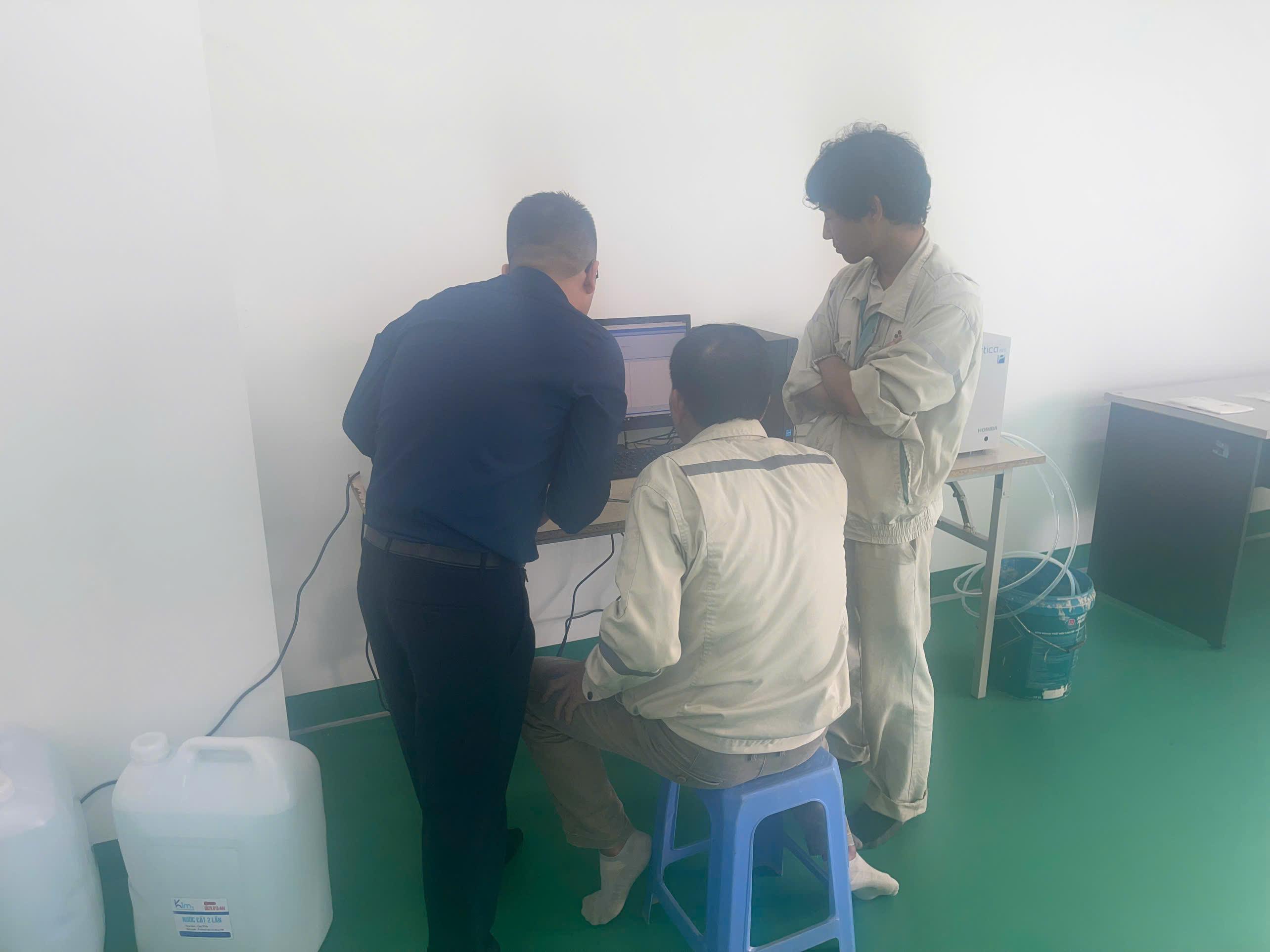 HUST VN installed Horiba LA-350S Particle Size Analyzer in Nghe An