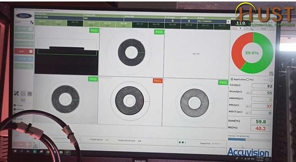 HUST Việt Nam bàn giao máy phân loại vòng đệm Accuvision tại KCN Nhơn Trạch 2