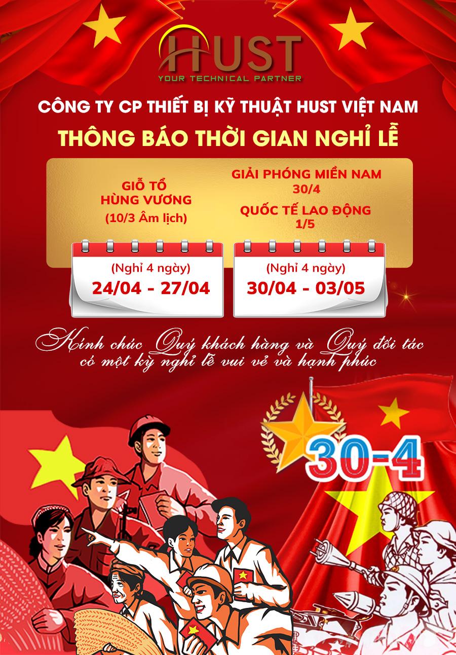 HUST Vietnam Announces Holiday Schedule for Hung King's Commemoration Day and 30/4 - 1/5 2026