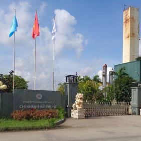 Calibration of emission spectrometer at Hai Phong Branch