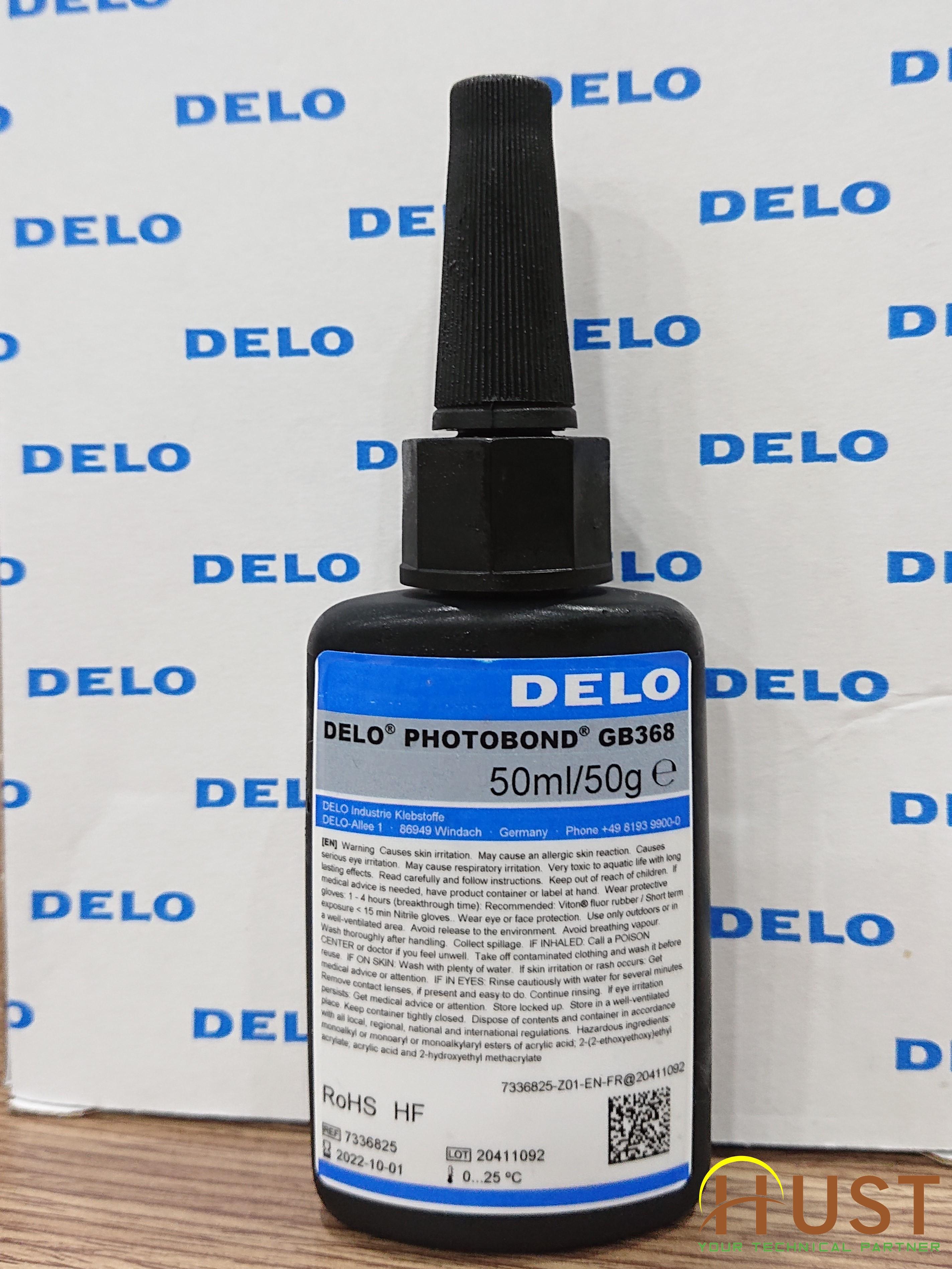 Keo dán thủy tinh DELO PHOTOBOND GB368 | Keo UV acrylat
