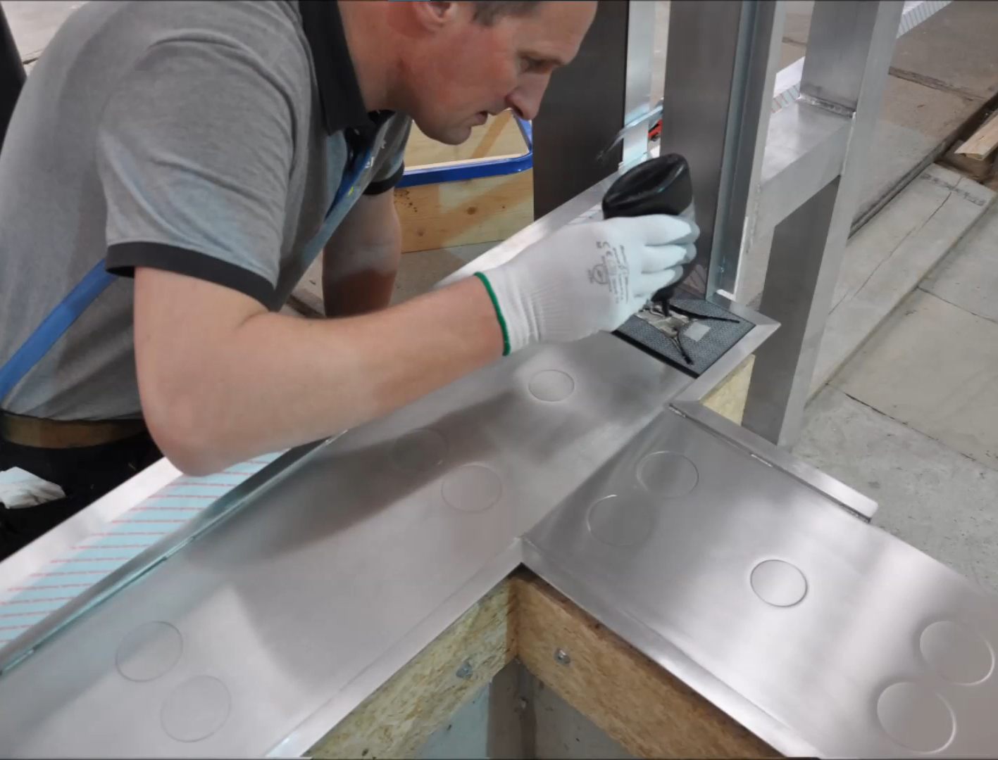 steel background plate